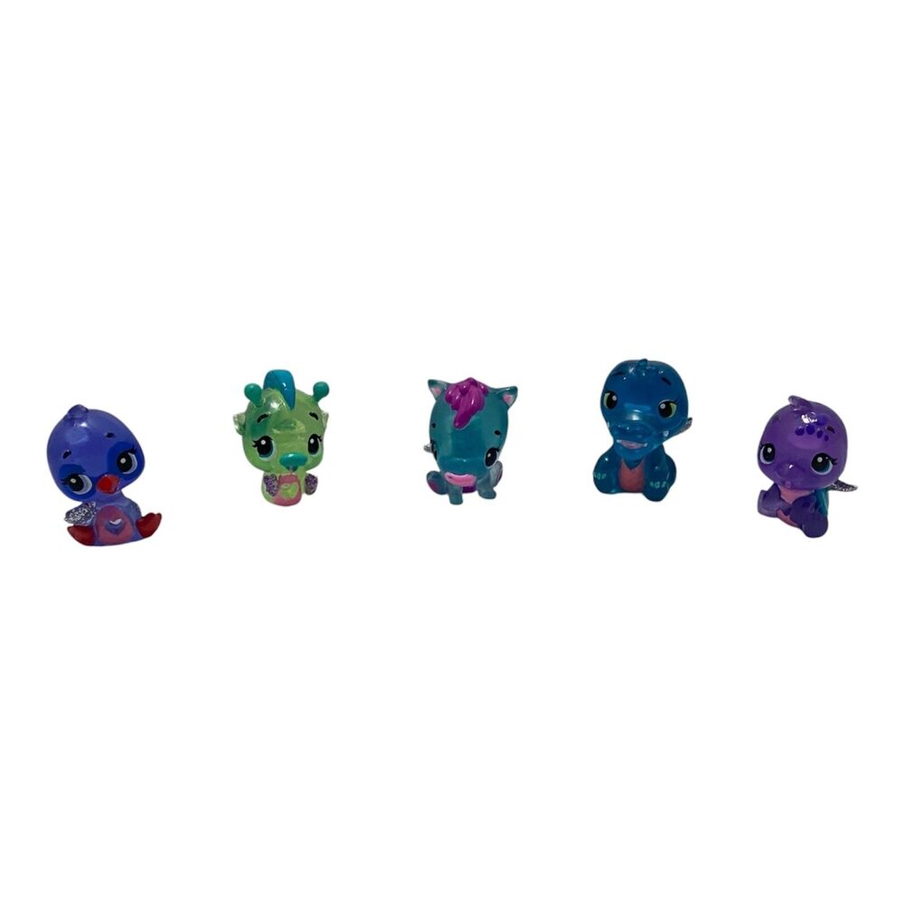 Hatchimals Colleggtibles Lot of 5 Mini Figures Animal Toys Multicolor